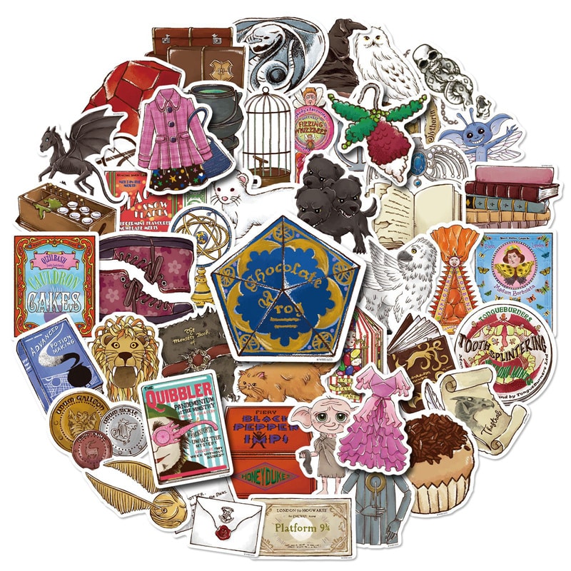 Set of 50 Harry Potter Stickers
